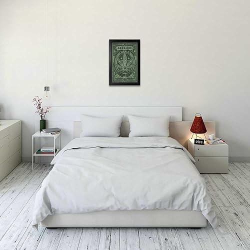 Vista 5 de Póster de cannabis orgánico cultivado en casa, 24 x 36 pulgadas