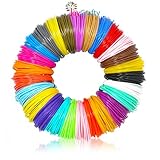 3D Pen Filament Refills - 1.75mm ABS 520 Linear Feet (20 foot each) Total 26 Different colors fun pack. 6 Glow In The Dark Colors.