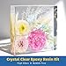 TAKIMO 1 Gallon Crystal Clear Resin Kit,No Bubble & Not Yellowing Epoxy Resin for Coating, Casting, Table Top,DIY, Bar Top, River Tables, Resin Art, Wood with High Gloss Finish