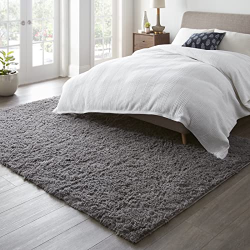 Ophanie 6X9 Area Rugs For Living Room, Large Big Grey Fluffy Shag Fuzzy Plush Soft Carpets, Floor Shaggy Rug For Bedroom, Gray Carpet For Kids Boys Girls Dorm Nursery Home Decor Aesthetic #TOP6