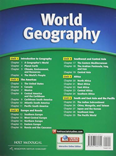 World Geography Student Edition Survey 2012 Holt Mcdougal 9780547484792 Books World Geography Student Edition Survey 2012 Holt Mcdougal 9780547484792 Books