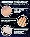 SUMEITANG Glitter Air Cushion Highlighter Powder - 3D Contour & Brighten Face, Eyes, Body, Hair | Pearlescent Patting Powder Create a Shimmering Look | Easy-Use & Perfect for Daily & Special Occasions