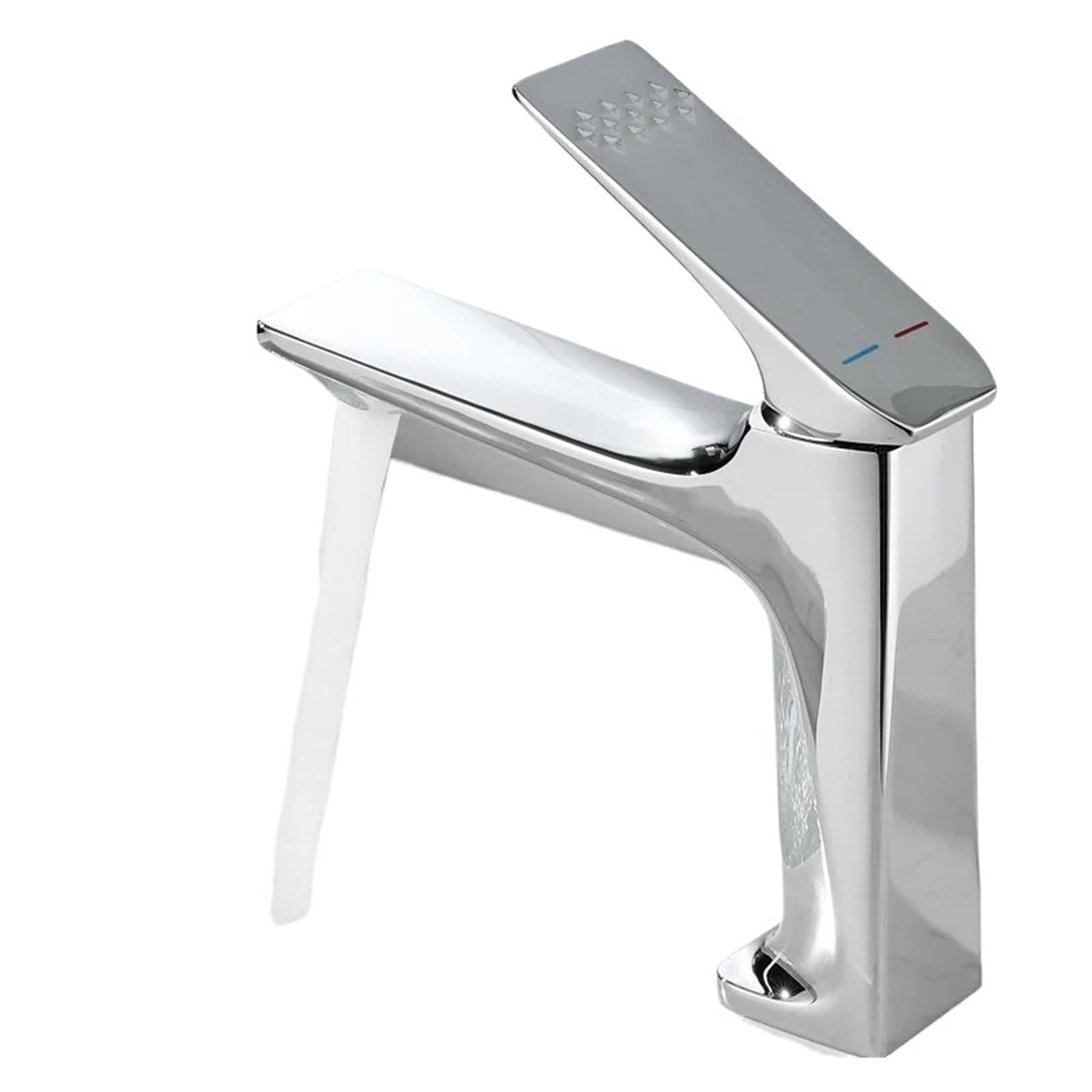 Grifo de lavabo versátil en acabado silver para cubrir las necesidades de tu baño y aseo