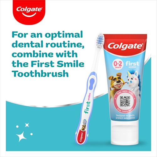 Colgate Kids 0-2 Years Manual Toothbrush, Extra Soft (First Smile) - Image 11