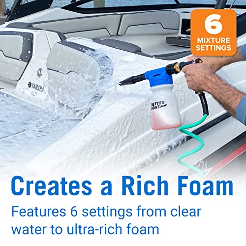 Image of Foam Cannon Soap Gun, Foam Sprayer for Boat Cleaning and Car Wash, Washing | Foamer Cannon, Car Detailing Kit, Foam Cleaner Spray with Garden Hose Attachment
