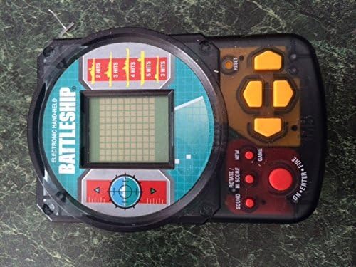 Battleship Electronic Handheld Game (1995 Game With Clear Case)