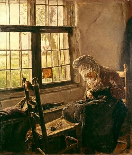 Cuadro en lienzo de Max Liebermann ideal para decorar las paredes de un dormitorio elegante