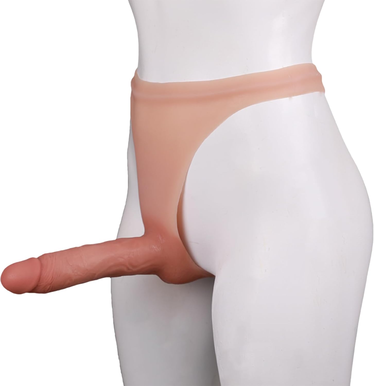 SUAISKR Silicone Thong Dildo, Male Sex Toys for Gay Men Dick Masturbation,Anal Sex Accessories for Women Couples,Realistic Silicone Penis,Sexual Pleasure-Tools for Women (18cm-Flesh Thong)