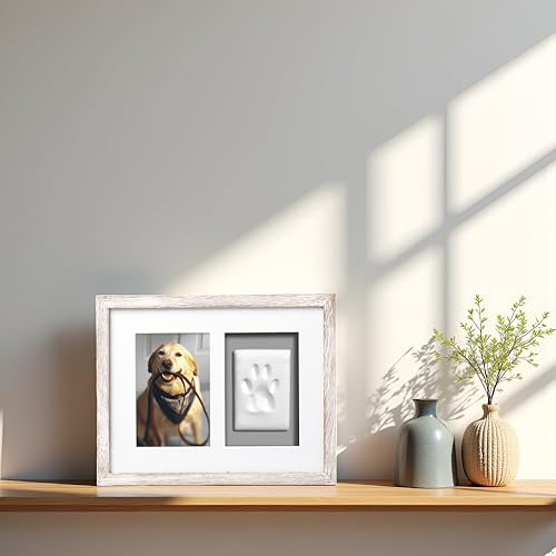 Miniatura 44 de Fotografía de recuerdo Pearhead con la huella de tu perro o gato , Espresso