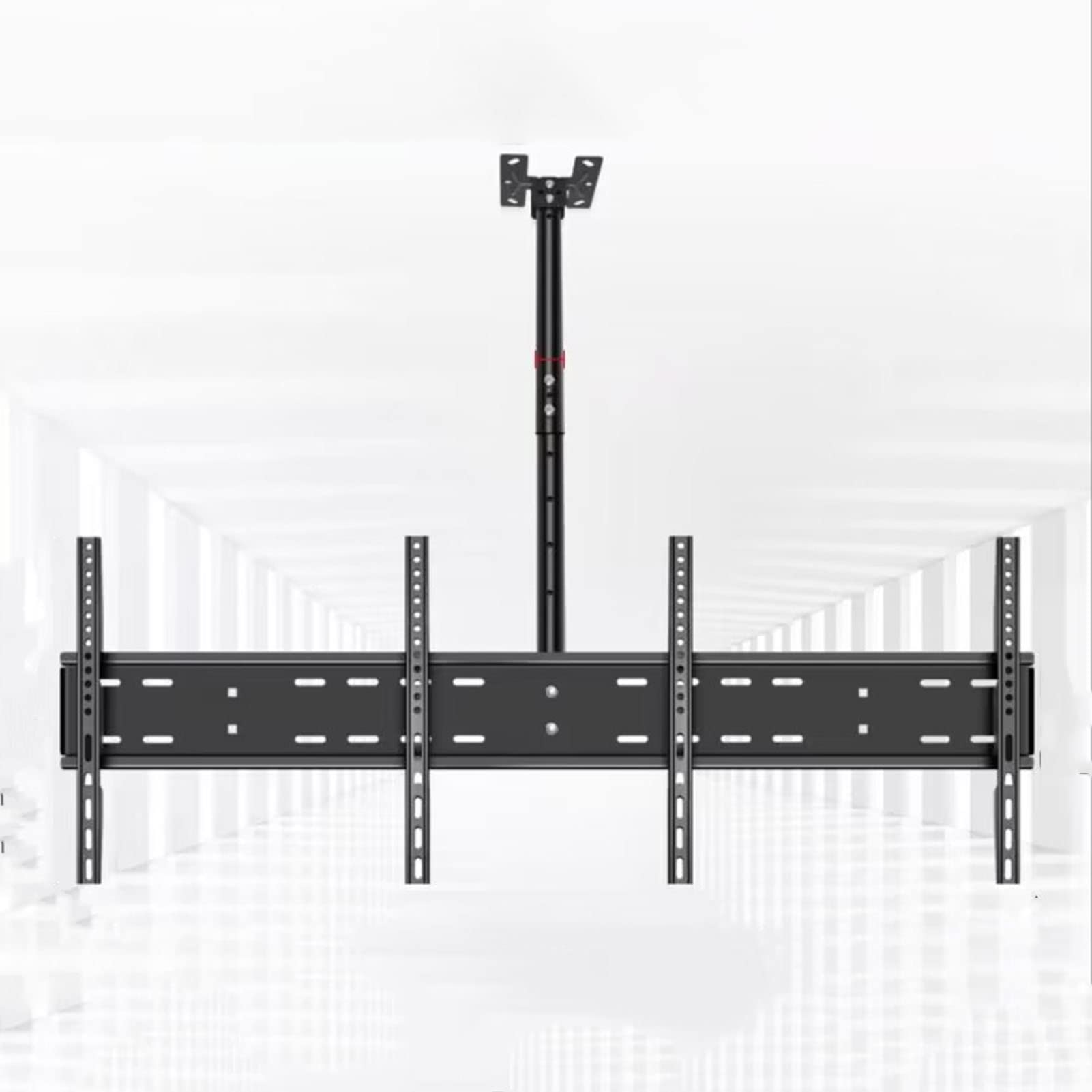 Support de plafond réglable pour téléviseur double écran 32 à 40 pouces