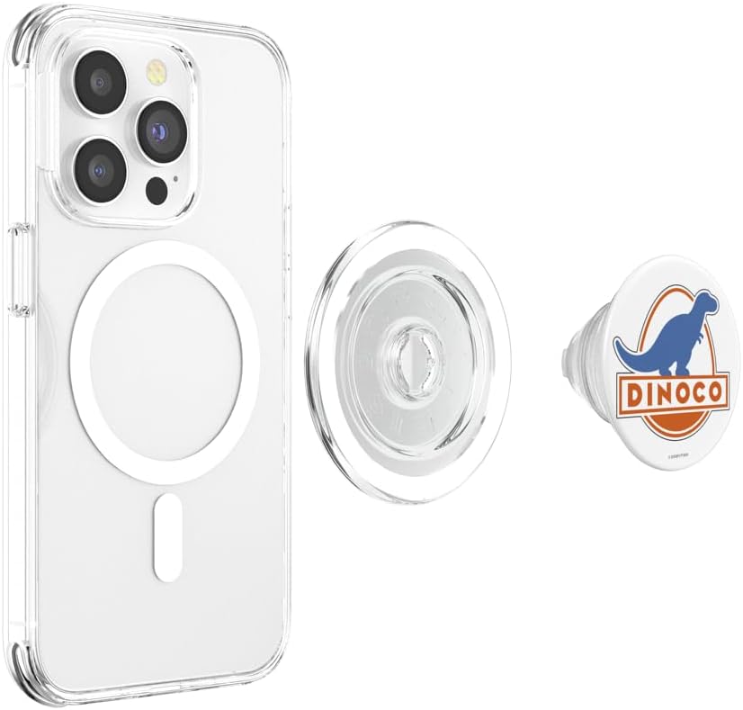 Disney Pixar Cars Dinoco Dinosaur Logo PopSockets MagSafe PopGrip for iPhone