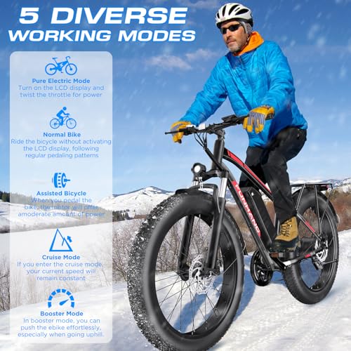 Funhang 1000W Electric Mountain Bike
