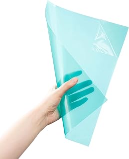 10-Pack A4 Colored PVC Flexible Plastic Sheets, 0.3mm Dark Green Transparent Film for Office Reports, Presentation Covers, Document Protection & DIY Crafts
