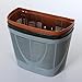 Front Bicycle Basket for Easy Setup - Organizer for Cargo and Storage, Brown
