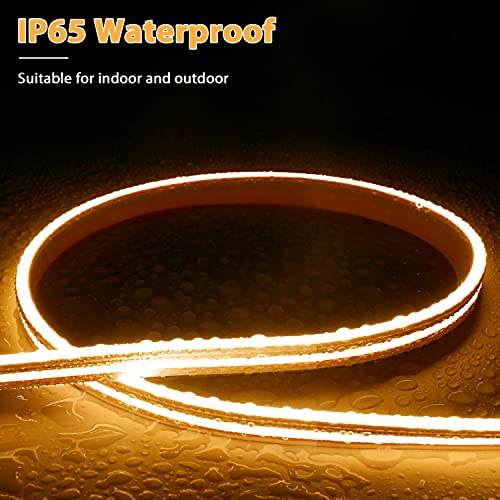 Oykyohei Led Neon Light Strip, Warm White Dimmable Rope Lights, 16.4Ft / 5M 3000K Led Strip Lights, Flex Neon Sign For Indoors Outdoors Decor (Include Power Adapter) #TOP3