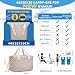 VSNOON New Ryanair Cabin Bags 40x30x20, 24L Hand Luggage Carry on Bag Khaki