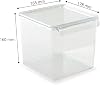 Primanova M-E73-10-16 Cube Organizer with Lid, Transparent