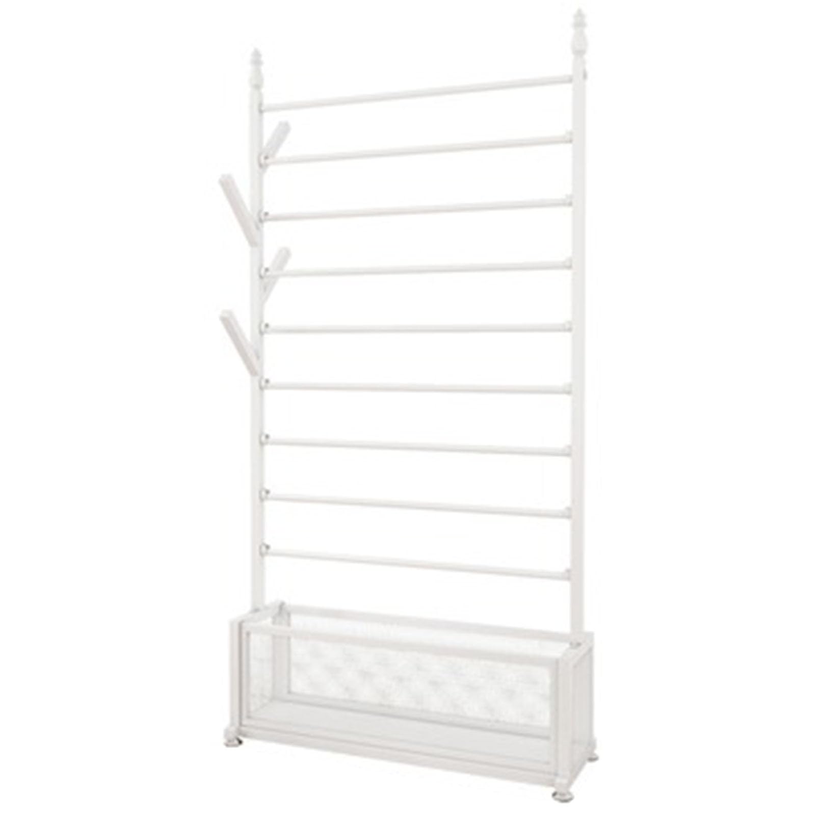 Estante Organizador de Soporte de Cinta, Estante para Pañuelos de Gran Capacidad Soporte para Papel de Envolver, Corbatas Pañuelos de Seda Toallas de Almacenamiento Estante de Metal Multifuncional