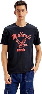 تيشرت مالارد بيرد بتصميم حديث مزين برسومات وعبارة "Mallards" للرجال من لي فايس (قطعة واحدة)