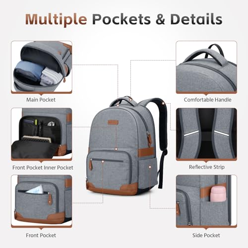 Mochila para laptop RealCool 15.6-17.3" 31L resistente al agua miniatura 3