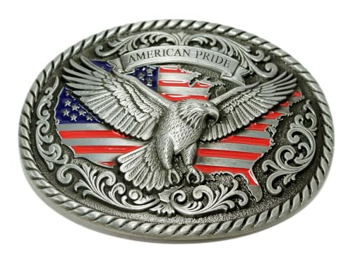 Image of Moranse Cross Cowboy Kneeling Prayer Horse Zinc Alloy Belt Buckles