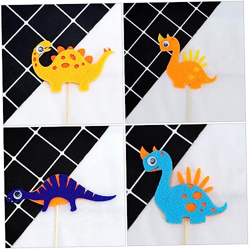 TEHAUX 8 Pçs De Inserção De Bolo Decoração De Frutas Decoração De Deserto Decoração De Animal Decora