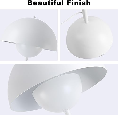 Miniatura 5 de Lámpara de pie moderna para dormitorio, lámpara de pie industrial de esquina de 63 pulgadas para sala de estar, pantalla arqueada de metal, lámpara