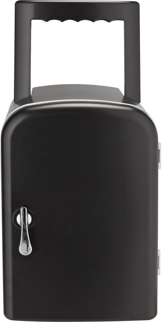 4 Litre Black Mini Travel Fridge