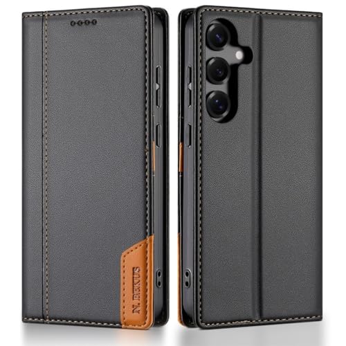 Étui portefeuille Samsung S24 FE noir idéal pour sécuriser vos déplacements quotidiens