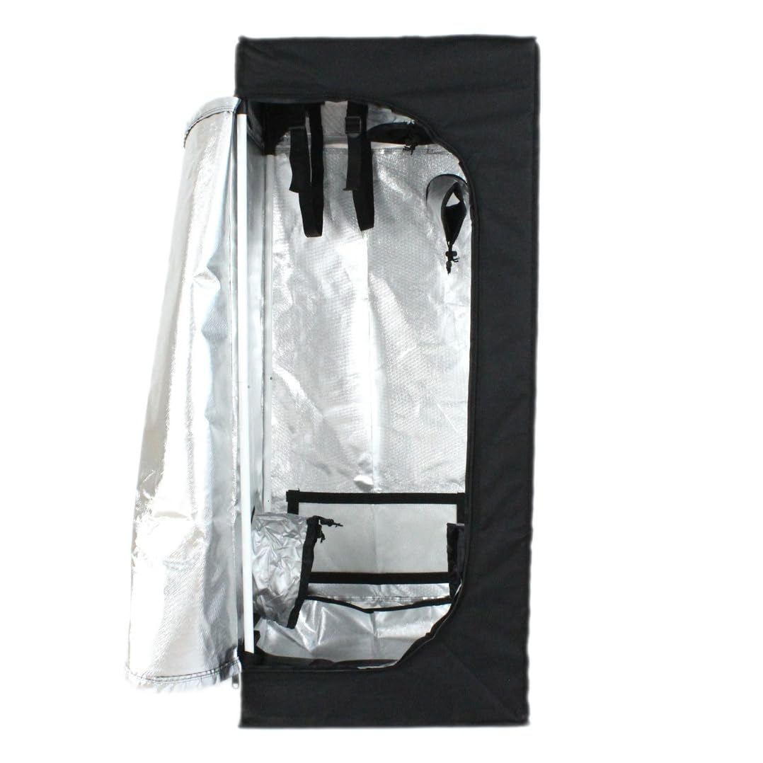Tienda de campaña para cultivo de plantas, 50 x 50 x 120 cm, caja de cultivo para plantas, color negro