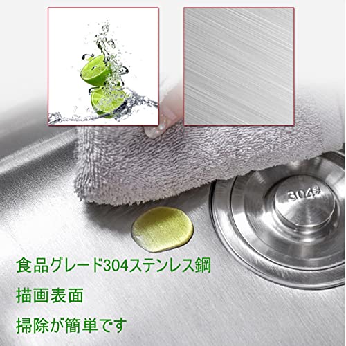 Évier de cuisine en acier inoxydable robinet évier utilitaire extérieur maison - 3
