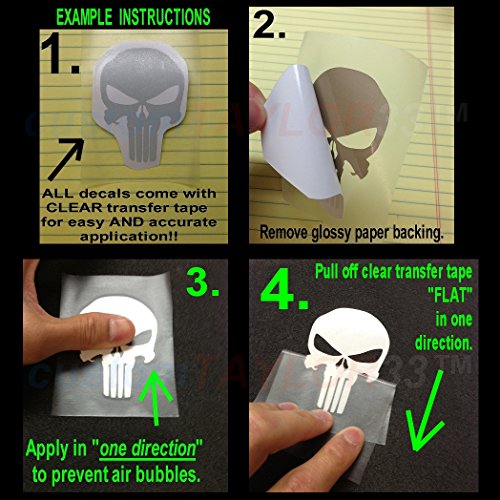 Customtaylor33 High Intensity Grade Reflective Bloody/Dripping Hands Decals For Helmets, Windscreens, Rear Windows, Bumper Stickers (7 Inches Height, Orange) #TOP3