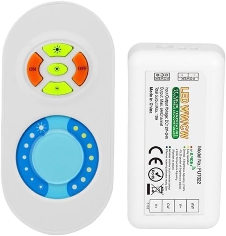 2.4G semi-Touch Color Temperature lamp with Controller FUT022 LED dimmer with Remote Control