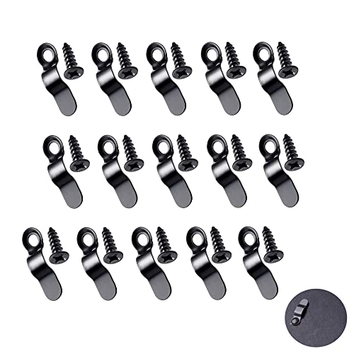 Image of Picture Frame Fasteners Turn Button Fastener Picture Frame Hardware Frame Turn Button Metal Bow Shape Picture Frame Hardware Clips 100pcs Photo Frame Backing Clips with Screws