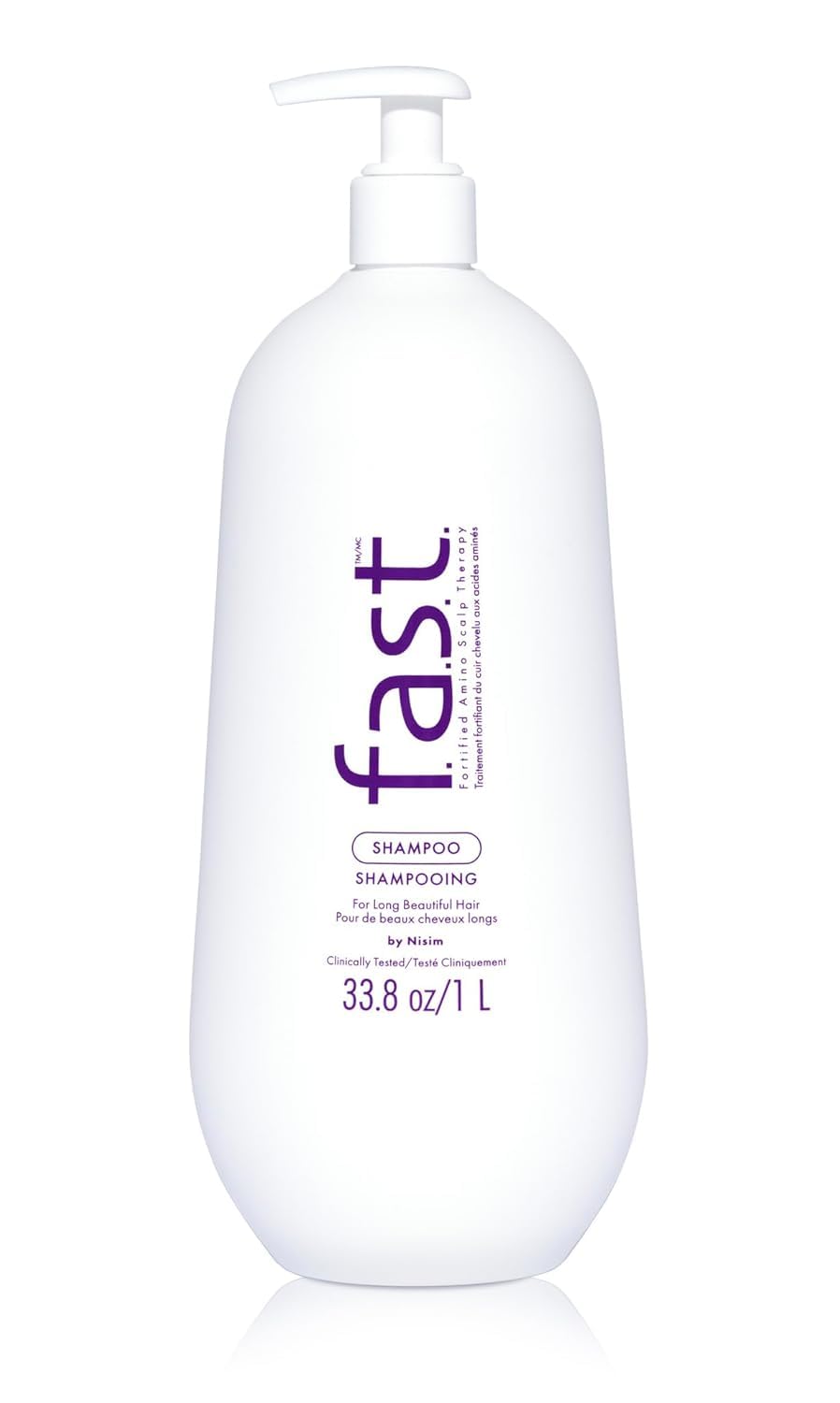 Hair Growth Shampoo 33.8oz — Clinically Proven to Help Grow Hair Up to 99% Faster in 12 Weeks — AnaGain, Biotin & Niacinamide — For Thinning, Postpartum & Color-Treated, GLP1 Hair — F.A.S.T. Haircare