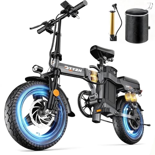 DTTZH A12 Foldable Ebike for Adults, 2000W Folding Electric Bike