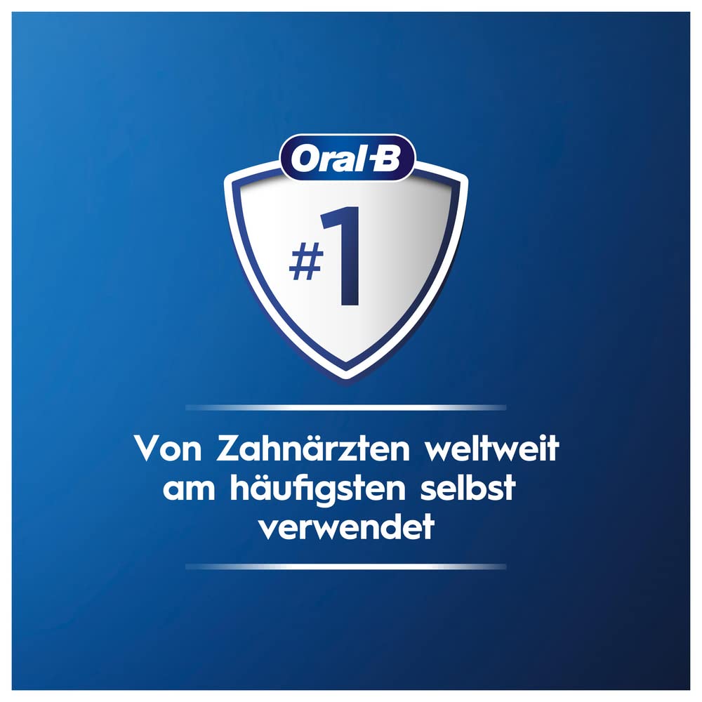 Oral-B Pro Series 3 3500 Elektrische Zahnbürste oder Electric Toothbrush, mit 3 Putzmodi und visueller 360° Andruckkontrolle für Zahnpflege, Reiseetui, Special Edition, Designed by Braun, Schwarz