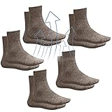 Desconocido Calcetines de Invierno para Hombre - 5 par/Set de Calcetines térmicos de Invierno,Calcetines Extra Gruesos con Aislamiento térmico para Botas para Clima frío Extremo Generic