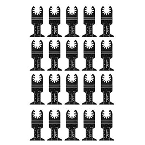 Oscillerende Zaagbladen Quick Release Multi-Tool Freesopzetstuk Multifunctionele Saw Blades Kit voor zagen van hout 20st…