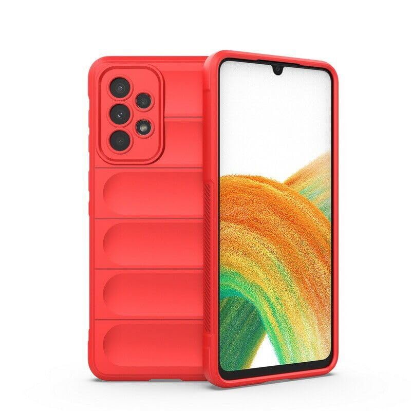 Coque Samsung S22 silicone rouge rigide anti-rayures pour éviter les casses