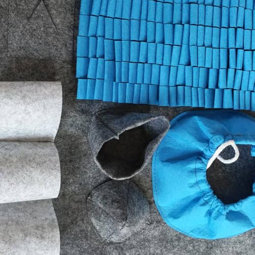 Tapis pour chiens contre l'ennui et jouet sensoriel interactif d'intérieur - 8