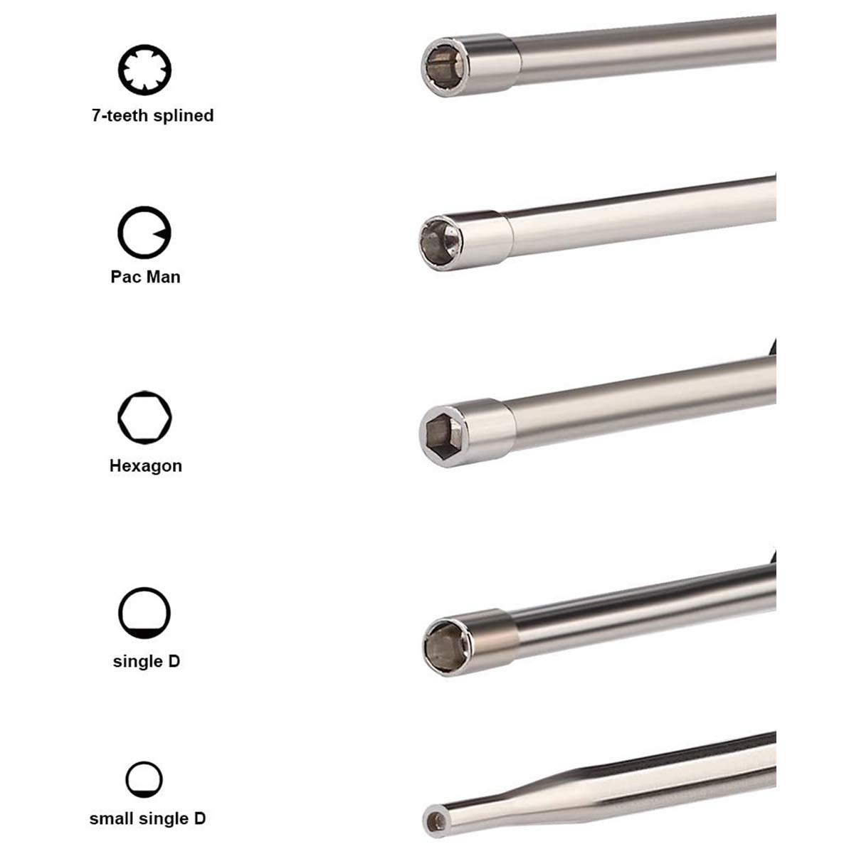 Savior 8 Pièces Kit Tournevis Réglage Carburateur - Compatible Stihl, Husqvarna, Poulan, Echo, Craftsman - Outils 2 Temps