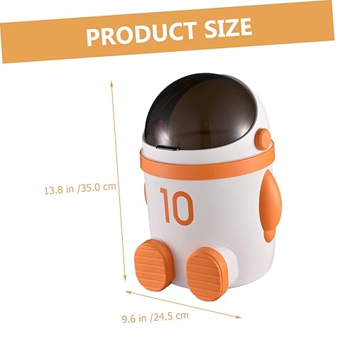 Miniatura 8 de Cabilock Caja de pañuelos para mesa de basura con tapa de dibujos animados para el hogar