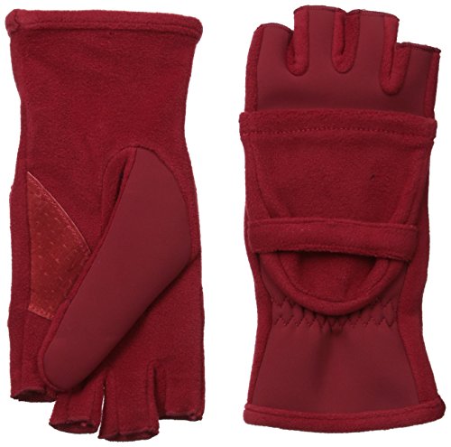 Isotoner Women's Hybrid Convertible Fingerless Glove Unlined