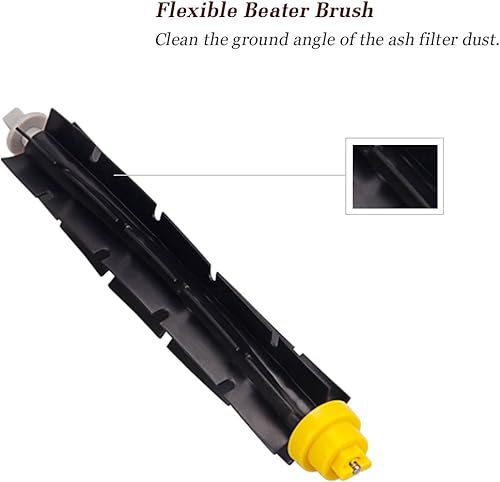 Miniatura 4 de I clean Roomba Kits de reabastecimiento, 10 paquetes de accesorios de cepillo compatibles con aspiradora iRobot Roomba 650 675 690 770 780 790