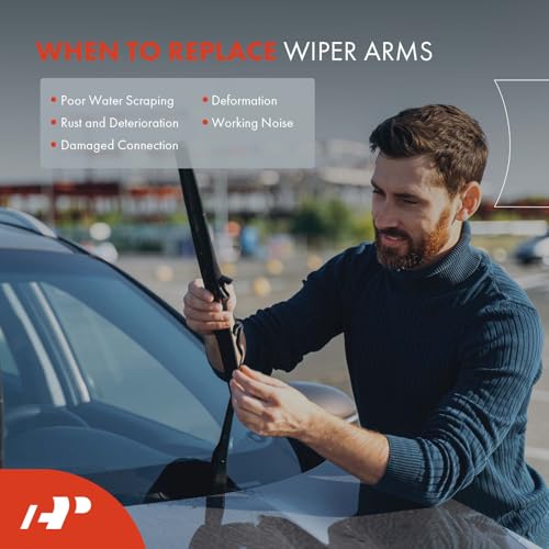 A-Premium Front Driver Side Windshield Wiper Arm Compatible with Audi A4/A4 Quattro 2017-2024, A5 2018-2019, A5 Quattro 2017-2024, A5 Sportback 2018-2024, RS5, RS5 Sportback, S4, S5, S5 Sportback by A-Premium - Image 6
