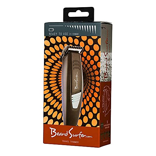 BEARD SURFER Compact Travel Facial Hair Trimmer Kit #TOP16