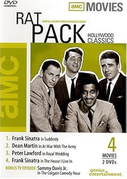 DVD Rat Pack Hollywood Classics (Suddenly, At War With The Army, Royal Wedding, The House I Live In) Book