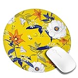 Anti-Rutsch-Basis - Die Unterseite des Mauspads passt genau auf den Desktop, passt sich verschiedenen Oberflächenmaterialien an und bewegt sich bei Verwendung nicht mit der Maus, sodass Sie sich auf Ihre Arbeit konzentrieren können.