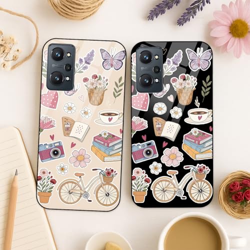 Image of COLORflow Back Cover Compatible with Realme GT Neo 2 5G | Pastel Dreams Collection Customized | Shockproof TPU Bumper with Camera Protection Back Cover Compatible with Realme GT Neo 2 5G